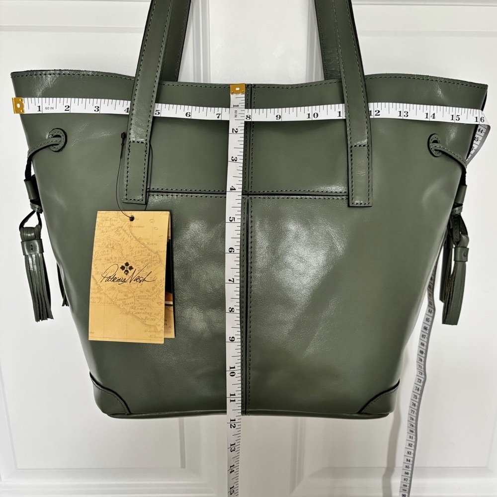 PATRICIA NASH Kemble Genuine Leather Sage Tote Shoulder Bag—NWT - Picture 14 of 16
